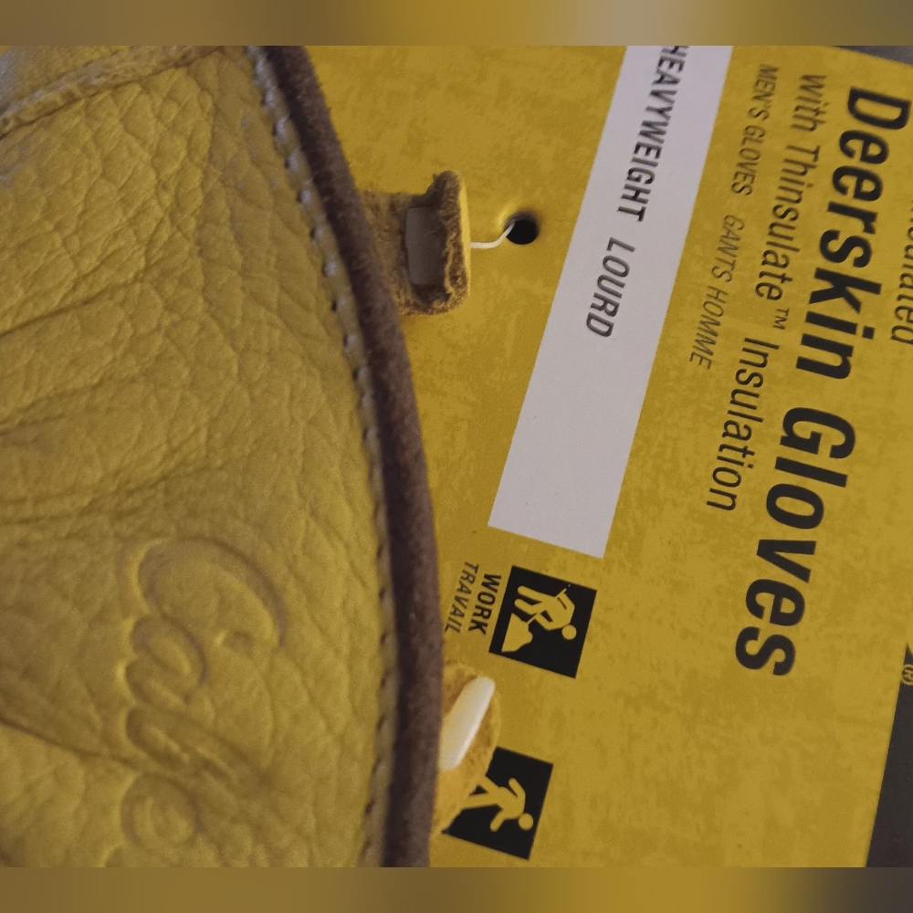 Working yellow gloves